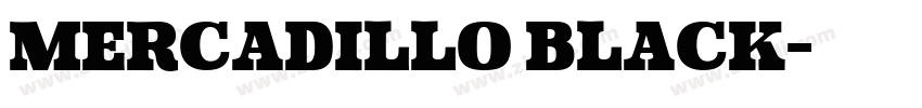 Mercadillo Black字体转换